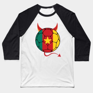 Cameroon Football Halloween Baseball T-Shirt